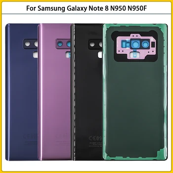 Samsung Galaxy Note 9 N960 N9600 N960F Akkumulátor hátlap Hátsó Ajtó 3D-s Üveg Panel Note9 Ház Esetben a Kamera Lencséje Cserélje ki