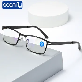 seemfly Olvasó Szemüveg Férfiak Üzleti Ultrakönnyű Teljes Keret Távollátás szemüveg Olvasó Emberek optikai Szemüveg +1.0 1.5 2.0 2.5 3