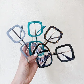 SHAUNA Anti-Kék Fény Divattervező Tér Nők Optikai Szemüveg Keretek Kék Fény Szemüveg Keret Számítógépes Szemüveg