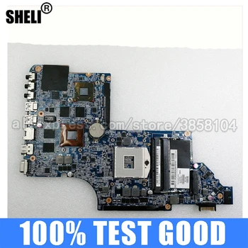 SHELI Laptop Alaplap hp DV6 DV6-6000 665343-001 DDR3 HM65 HD6700M 1G 216-0810001 notebook pc alaplapja 100% - os teljes vizsgált