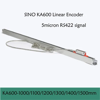 SINO KA-600 1000 1100 1200 1300 1400 1500mm 5mikrometer RS422 DRO Lineáris Üveg Mérleg KA600 0.005 mm-es Optikai Jeladó a Maró-Esztergagép