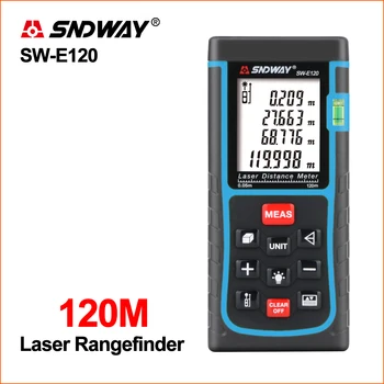 SNDWAY Lézeres Távolságmérő távolságmérő Digitális Vadászat Távolságmérő tartománykereső Mini Kézi SW-E120 120m Lézeres távolságmérő