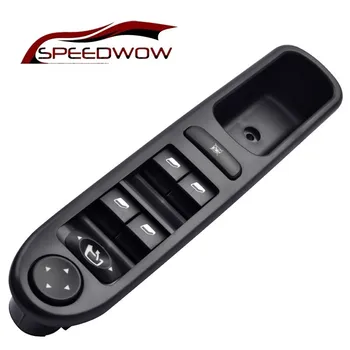 SPEEDWOW Autó Belső Alkatrészek Elektromos Mester Ablak Kapcsoló Gomb Peugeot 307 CC 2003-2008 307 SW 2002-2014