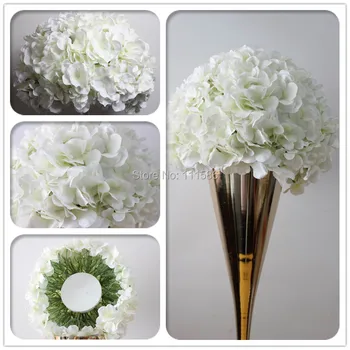 SPR-30cm/35cm/40cm/50cm10pcs/sok esküvőt díszítő virág út vezet mesterséges esküvői asztal dísze virág labda dekoráció