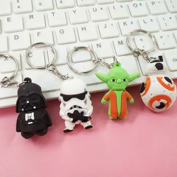 Star Wars Baba Yoda Kulcstartó Anime Ábra Yoda Modell Keychains Kawaii Kulcstartó Medál, Kulcstartó Kulcstartó Gyerekeknek Ajándék Játék