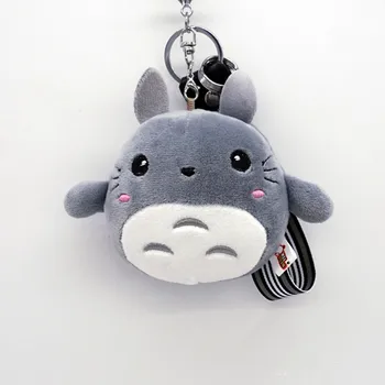 Studio Ghibli A Szomszédom Totoro Plüss Játék Aranyos Anime Állatok Totoro Kulcstartó Kulcstartó Medál Kitömött Plüss Baba Gyerekek Ajándék