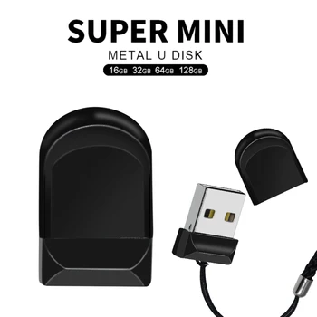 Super Mini USB Flash Meghajtó Vízálló pendrive 64 GB 32 GB, 16 GB 8 GB 4 gb-os pendrive-on Pendrive USB 2.0 pendrive