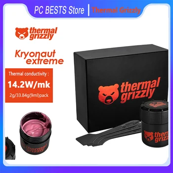 Termikus Grizzly Kryonaut Szélsőséges Hőmérsékleti Paszta 14.2 W/MK Nagy Kapacitású CPU-GPU-s Grafikus Kártya Laptop Hűtő Hűtési Zsír