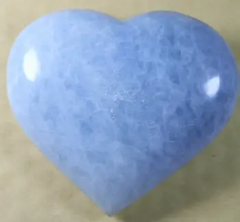 Természetes kék lapis lazuli kő szív kvarc kristály, drágakő gyógyító csakra