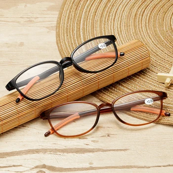 TR90 Kényelmes Olvasó Szemüveg HD Gyanta Lencse Távollátás Szemüveg Dioptria Ultrakönnyű +1.0 +1.5 +2.0 +2.5 +3.0 +3.5 +4.0