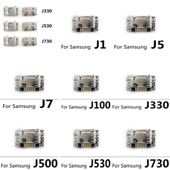 Töltés USB Csatlakozó Port Flex Kábel Csere Alkatrész Samsung J5 J7 J330 J530 J730 J1 J100 J500
