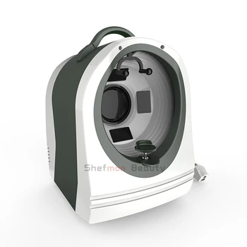 Tükör Arcát Led Karóra Arc Mutatják Kamera Bőr Analyzer Elemzés Nagy Felbontású Kamera Részletes Eredmény Oldal Eszköz