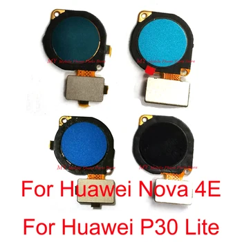 Ujjlenyomat-Érzékelő Szkenner Csatlakozó Home Gombot Gombot Érintse ID Flex Kábel Huawei P30 Lite / Nova 4E ujjlenyomat Scanner Flex