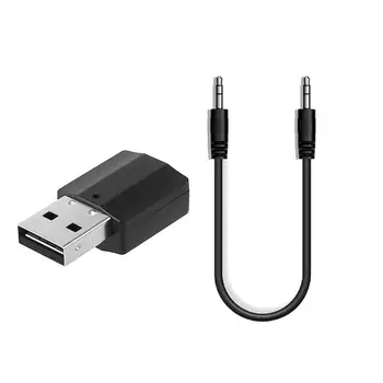 USB Bluetooth Adapter BT 5.0 Korszerűsített 2 1 Adó-Vevő 3,5 mm-es Audio Adapter Vezeték nélküli USB Adapter PC TV Fejhallgató