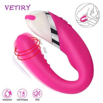 VETIRY USB Újratölthető 10 sebesség Hajlító Sodrott Vibrátor G-Spot Vibrátor Stimulátor Szexuális Játékszerek Nőknek, Szex Termékek, Pároknak