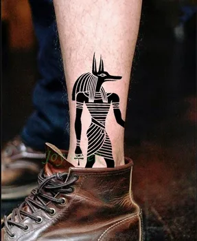 Vízálló Ideiglenes Tetoválás Matrica Apollo nap totem Isten a Hórusz szeme Wedjat Ókori Egyiptom tatto flash tetoválás hamis a férfiak