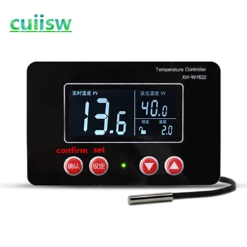 Xh-w1622 új LCD, digitális termosztát, LCD kijelző inkubátor termosztatikus fűtés vezérlő doboz pet hőmérséklet-szabályozó kapcsoló