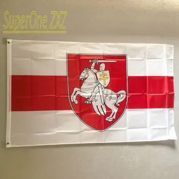 ZXZ Ingyenes szállítási Fehéroroszország zászló 90x150cm Fehéroroszország Fehér Lovag Pagonya Zászló zászló Dekoráció