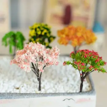Élénk Miniatűr Állat Sakura Szilva Fűzfa Növények Tündér Kerti Kiegészítők Babaház Dísz, Fa Dekoráció, Otthon, irodában