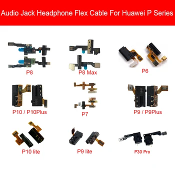  Új Audio Jack Flex Kábel Huawei P6 P7 P8 P9 P10 P30 Pro Max Lite Plusz Fejhallgató/Fülhallgató Flex Szalag Kábel Csere
