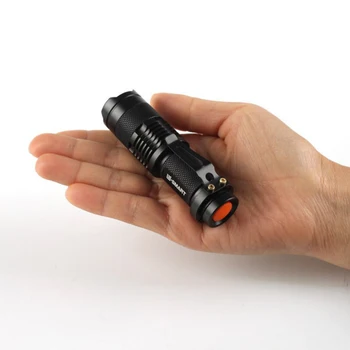 Új EDC Felszerelt Ultra Világos Taktikai Lámpa Alumínium Ötvözet Vízálló Mini Zoom Zseblámpa, Teleszkópos Fókusz