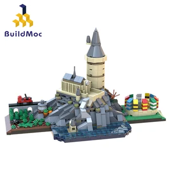 Új Magic Castle Skyline Modell épületszerkezetek Város Várak Blokkok Modell Épület, Játékok, Hobbi DIY gyermekek oktatási tégla