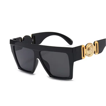 Új Túlméretezett Tér Napszemüveg, Női Divat, Vintage Nagy Árnyalatok Férfi napszemüvegek Férfi Női Szemüveg Oculos UV400 Gafas De Sol