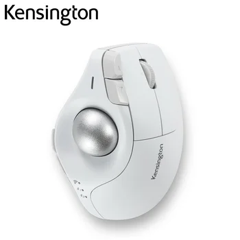 Új Érkezés Kensington Eredeti Pro Fit Ergo Függőleges Vezeték nélküli Trackball Egér Fehér 2,4 GHz/Bluetooth 5.0 AutoCAD