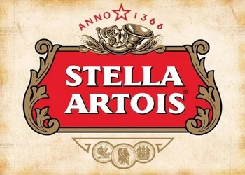 Újdonság Nyomtatott Aranyos telefon caseMetal Vintage Retro Stella Artois Étterem Adóazonosító Jel Emléktábla / Hűtő Mágnes, Sör, Sör