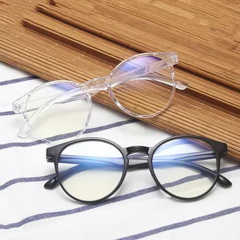 2020-Ra Az Új Fordulóban Műanyag Anti-Kék Fény Szemüveg Nők Optikai Rövidlátás Szemüveget A Férfiak Számítógép Szem Szemüveges