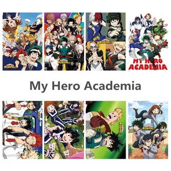 8db/Set Anime A Hős Tudományos Poszter Fali Matrica Poszter Anime Körül Rajongók Ajándék, Bár Otthon Dekoráció