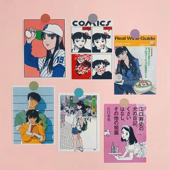 Japán Retro Nosztalgia Animáció, Kártya, Matrica Kis Poszter Kezét Figyelembe Dekoráció Kollégiumi Szoba Fali Dekoráció Képeslap